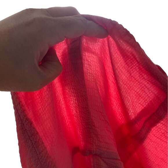 J. CREW Pink Strapless Dress 100% Cotton Lorelei Seersucker 24356 Women's Size 8 - Picture 9 of 15